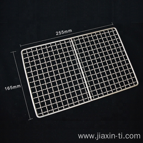 Barbecue Wire Mesh Titanium Grill Plate bbq Machine